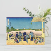 Katsushika Hokusai - Sazai hal, Temple 500 Rakan Bedankkaart (Staand voorkant)