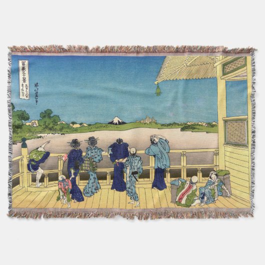 Katsushika Hokusai - Sazai hal, Temple 500 Rakan Deken (Voorkant)