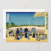 Katsushika Hokusai - Sazai hal, Temple 500 Rakan Kaart (Voorkant / Achterkant)