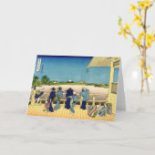 Katsushika Hokusai - Sazai hal, Temple 500 Rakan Kaart (Gele Bloem)