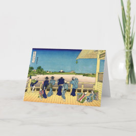 Katsushika Hokusai - Sazai hal, Temple 500 Rakan Kaart