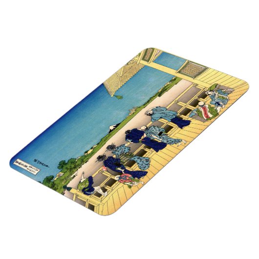 Katsushika Hokusai - Sazai hal, Temple 500 Rakan Magneet (Linkerzijde)