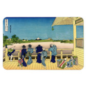 Katsushika Hokusai - Sazai hal, Temple 500 Rakan Magneet (Horizontaal)