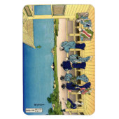 Katsushika Hokusai - Sazai hal, Temple 500 Rakan Magneet (Verticaal)