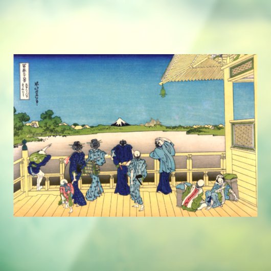 Katsushika Hokusai - Sazai hal, Temple 500 Rakan Raamsticker (Vel 3)