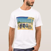 Katsushika Hokusai - Sazai hal, Temple 500 Rakan T-shirt (Voorkant)