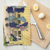 Katsushika Hokusai - Sazai hal, Temple 500 Rakan Theedoek (Quarter Fold)