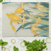 Katsushika Hokusai - Sprinkhaan en Iris Theedoek (Gevouwen)