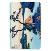 Katsushika Hokusai - Suwa-meer in de provincie Shi Magneet (Verticaal)