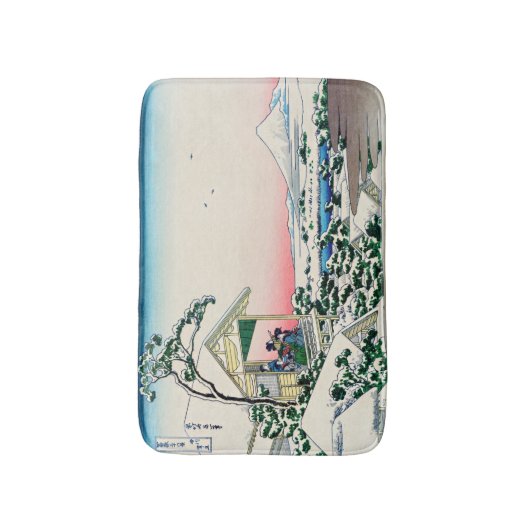 Katsushika Hokusai - Tea house te Koishikawa Badmat (Voorkant Verticaal)