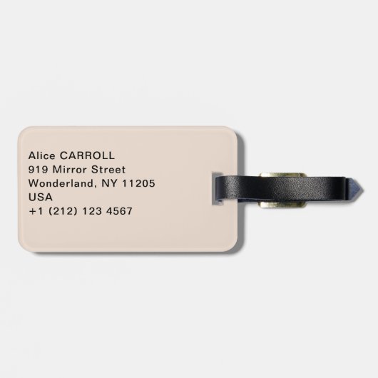 Katsushika Hokusai - Tea house te Koishikawa Bagagelabel (Achterkant horizontaal)