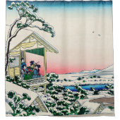 Katsushika Hokusai - Tea house te Koishikawa Douchegordijn (Voorkant)