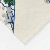 Katsushika Hokusai - Tea house te Koishikawa Fleece Deken (Hoek)