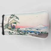Katsushika Hokusai - Tea house te Koishikawa Golfheadcover (Voorkant)