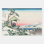 Katsushika Hokusai - Tea house te Koishikawa Inpakpapier Vel (Voorkant 2)