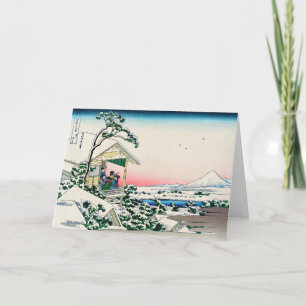 Katsushika Hokusai - Tea house te Koishikawa Kaart