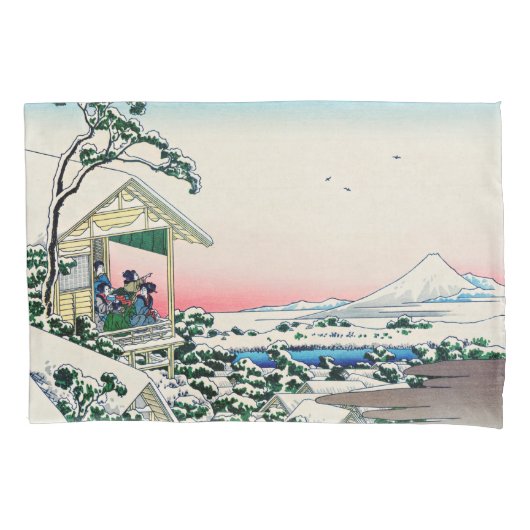 Katsushika Hokusai - Tea house te Koishikawa Kussensloop (Voorkant)