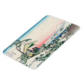 Katsushika Hokusai - Tea house te Koishikawa Magneet (Linkerzijde)