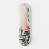 Katsushika Hokusai - Tea house te Koishikawa Persoonlijk Skateboard (Voorkant)
