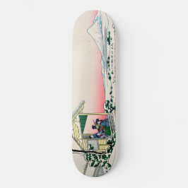Katsushika Hokusai - Tea house te Koishikawa Persoonlijk Skateboard