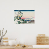 Katsushika Hokusai - Tea house te Koishikawa Poster (Keuken)