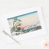 Katsushika Hokusai - Tea house te Koishikawa Rechthoekige Sticker (Envelop)
