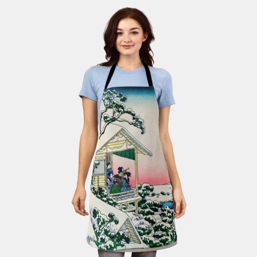 Katsushika Hokusai - Tea house te Koishikawa Schort (Gedragen)