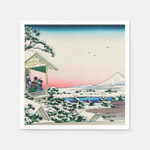 Katsushika Hokusai - Tea house te Koishikawa Servet
