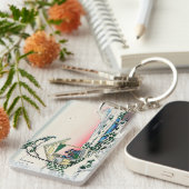 Katsushika Hokusai - Tea house te Koishikawa Sleutelhanger (Voorkant Rechts)