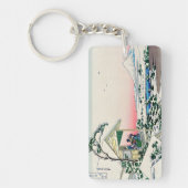 Katsushika Hokusai - Tea house te Koishikawa Sleutelhanger (Voorkant)