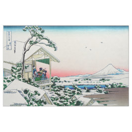 Katsushika Hokusai - Tea house te Koishikawa Stof