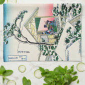 Katsushika Hokusai - Tea house te Koishikawa Theedoek (Gevouwen)