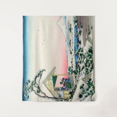 Katsushika Hokusai - Tea house te Koishikawa Wandkleed (Voorkant)