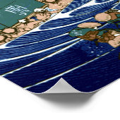 Katsushika Hokusai The Fuji seen from Kanaya Poster (Hoek)