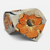 Katsushika Hokusai Ukiyo-e Woodcut Print - Poppies Stropdas (Opgerold)