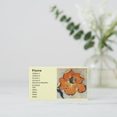 Katsushika Hokusai Ukiyo-e Woodcut Print - Poppies Visitekaartje (Staand voorkant)