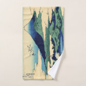 Katsushika Hokusai - Umegawa in de provincie Sagam Bad Handdoek (Handdoek)