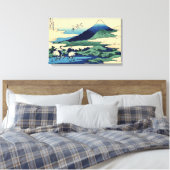 Katsushika Hokusai - Umegawa in de provincie Sagam Canvas Afdruk (Insitu (Slaapkamer))