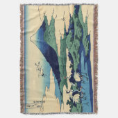 Katsushika Hokusai - Umegawa in de provincie Sagam Deken (Voorkant Verticaal)