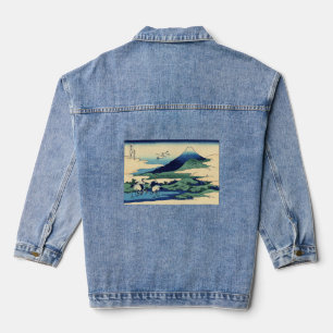 Katsushika Hokusai - Umegawa in de provincie Sagam Denim Jacket