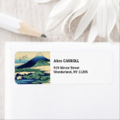 Katsushika Hokusai - Umegawa in de provincie Sagam Etiket (Insitu)