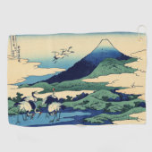 Katsushika Hokusai - Umegawa in de provincie Sagam Golfhanddoek (Horizontaal)