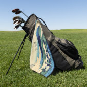 Katsushika Hokusai - Umegawa in de provincie Sagam Golfhanddoek (Groen)