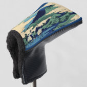 Katsushika Hokusai - Umegawa in de provincie Sagam Golfheadcover (3/4 voorkant)