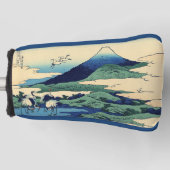 Katsushika Hokusai - Umegawa in de provincie Sagam Golfheadcover (Voorkant)