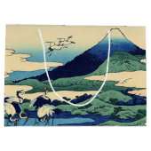 Katsushika Hokusai - Umegawa in de provincie Sagam Groot Cadeauzakje (Achterkant)