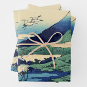 Katsushika Hokusai - Umegawa in de provincie Sagam Inpakpapier Vel (In situ)