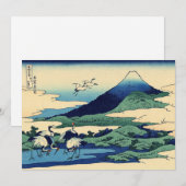 Katsushika Hokusai - Umegawa in de provincie Sagam Kaart (Voorkant / Achterkant)