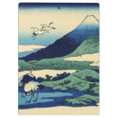 Katsushika Hokusai - Umegawa in de provincie Sagam Klembord (Achterkant)