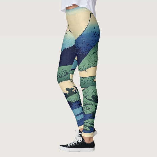Katsushika Hokusai - Umegawa in de provincie Sagam Leggings (Links)